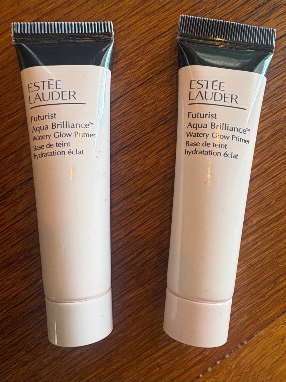 2- Travel Sized Estée Lauder Futurist Aqua Brilliance Watery Glow Primer